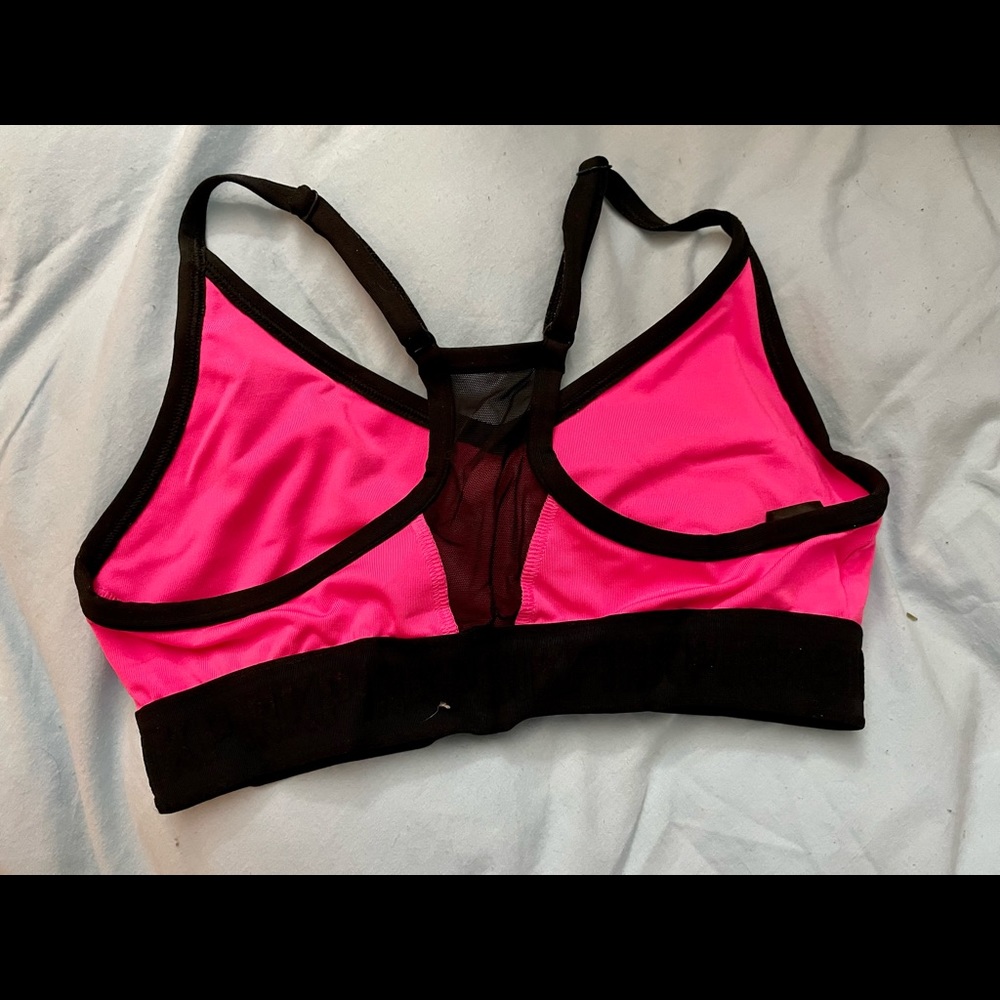 Hot Pink Victoria’s secret sports bra - Picture 2 of 3